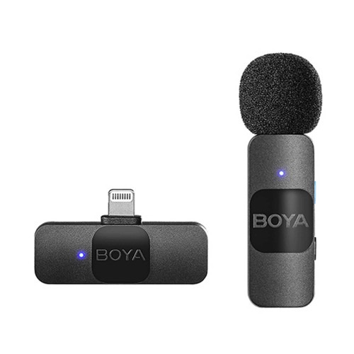 میکروفون یقه ای بی سیم BOYA BY-V1 با رابط Lightning