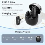 میکروفون یقه ای بی سیم BOYO WM3T M2 رابط جک 3.5 میلی متری با باکس شارژ