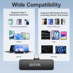 میکروفون یقه ای بی سیم BOYA V4U رابط Type C