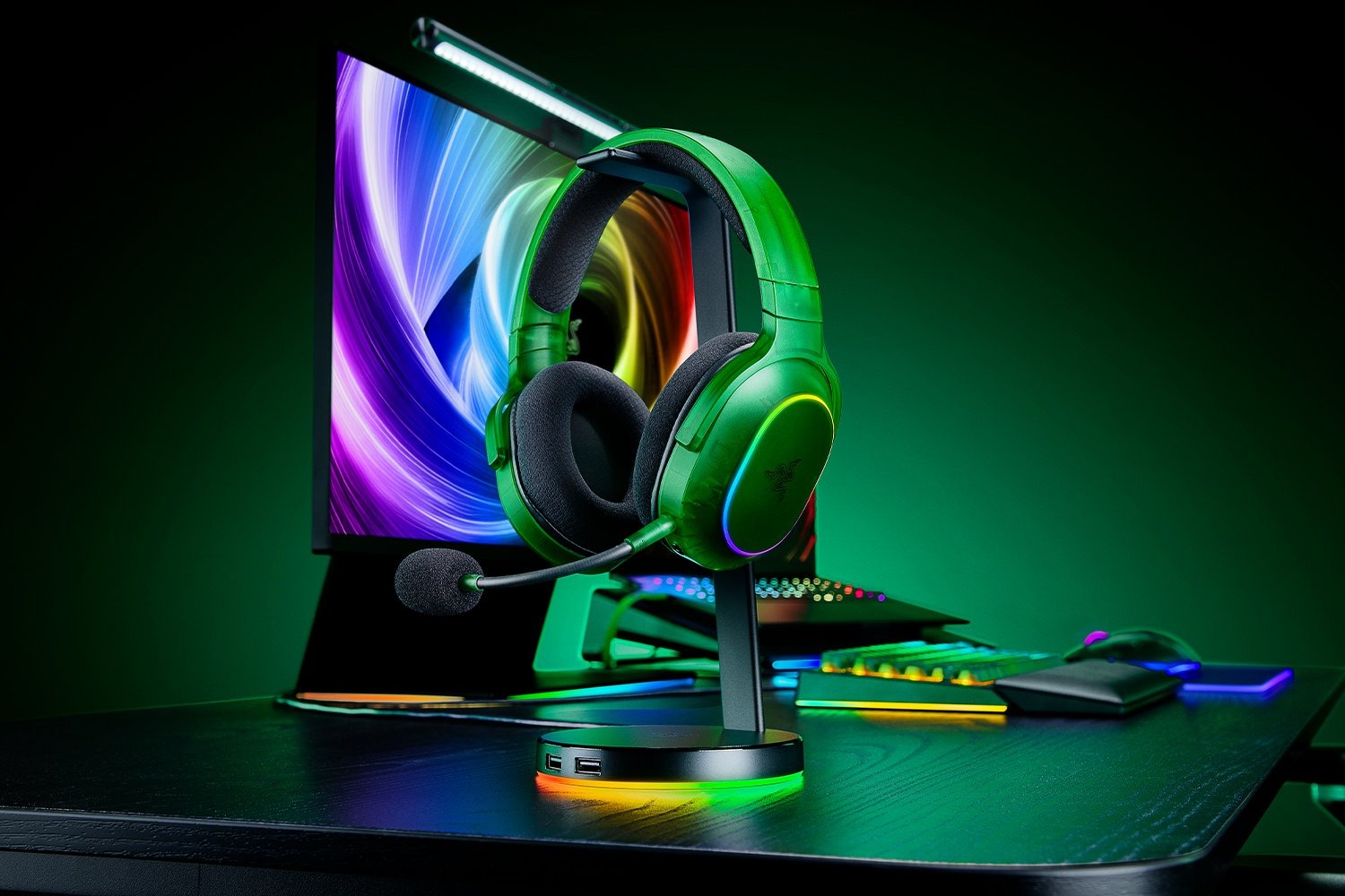 هدست Razer BARRACUDA X Phantom Green Edition