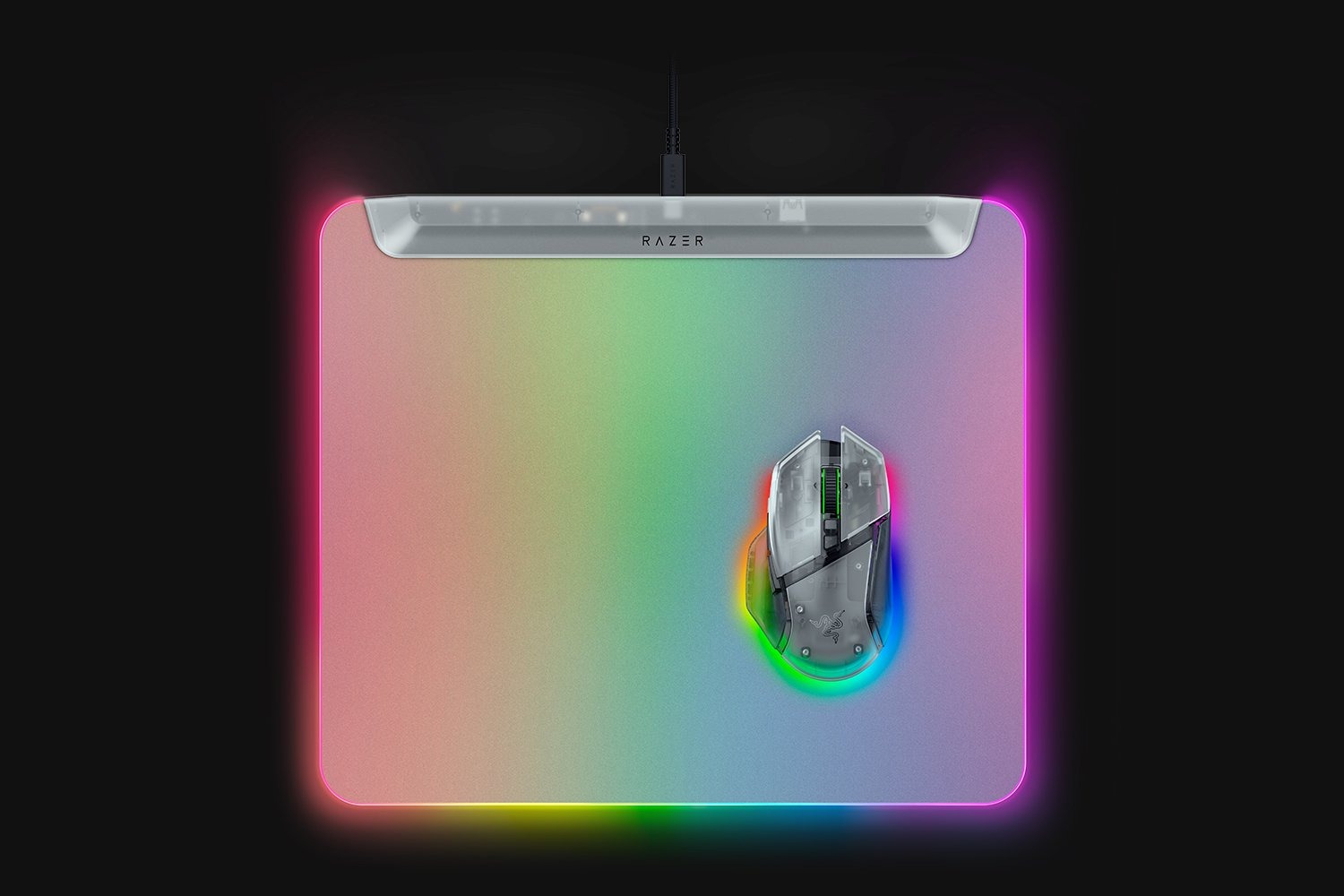 پد موس Razer Firefly V2 Pro Phantom White Edition