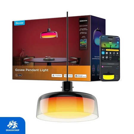 چراغ آویز هوشمند 30 سانتی Govee Pendant Light H60C1 چراغ آویز هوشمند 30 سانتی Govee Pendant Light H60C1