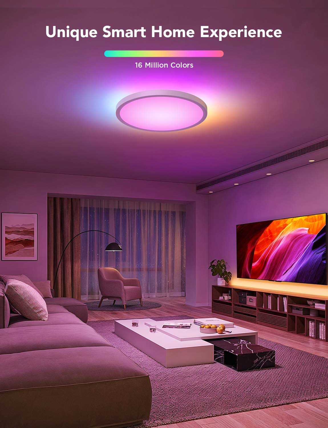 چراغ سقفی هوشمند 30 سانتی Govee Smart Ceiling Light 1S H80A1