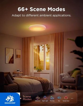 چراغ سقفی هوشمند 38 سانتی Govee Smart Ceiling Light Pro H60A6