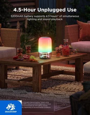 چراغ هوشمند رومیزی Govee Table Lamp 2 Pro x Sound by JBL H6020