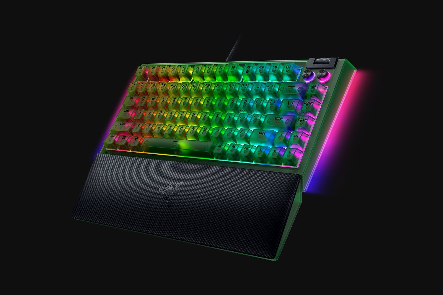 کیبورد RAZER BLACKWIDOW V4 75% Phantom Green Edition