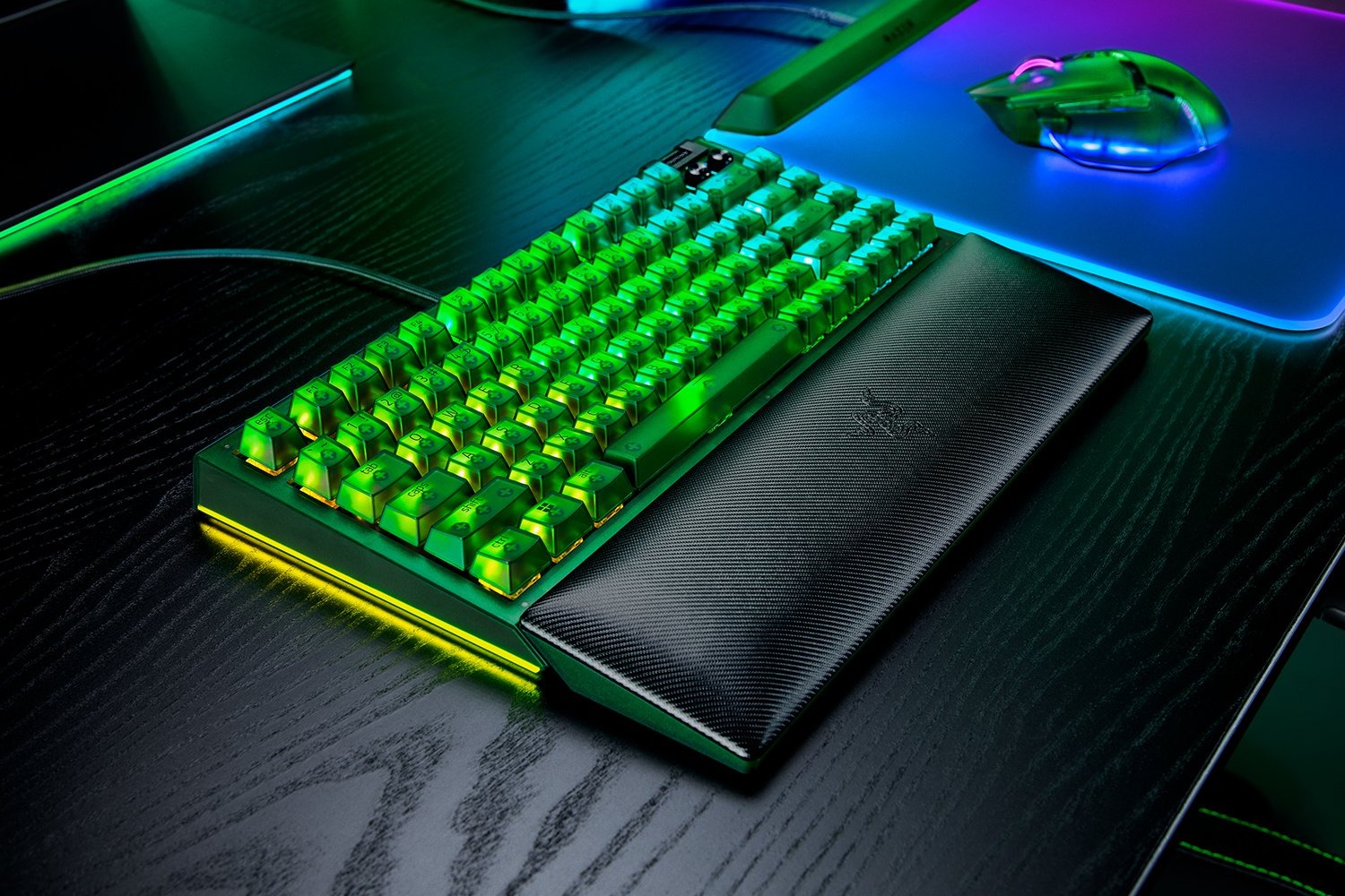 کیبورد RAZER BLACKWIDOW V4 75% Phantom Green Edition