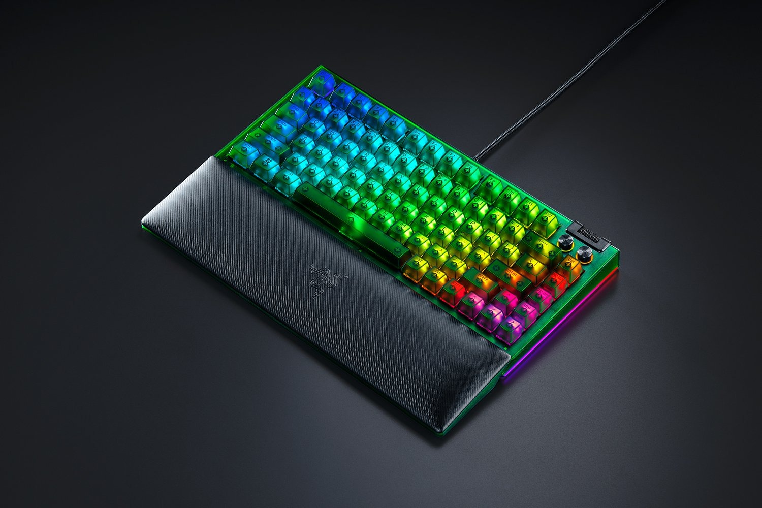 کیبورد RAZER BLACKWIDOW V4 75% Phantom Green Edition