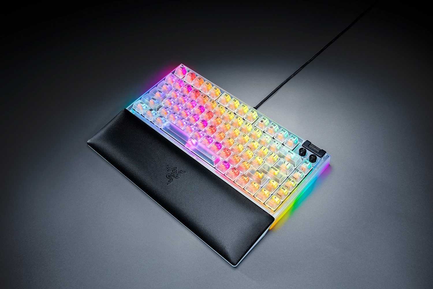 کیبورد RAZER BLACKWIDOW V4 75% Phantom White Edition