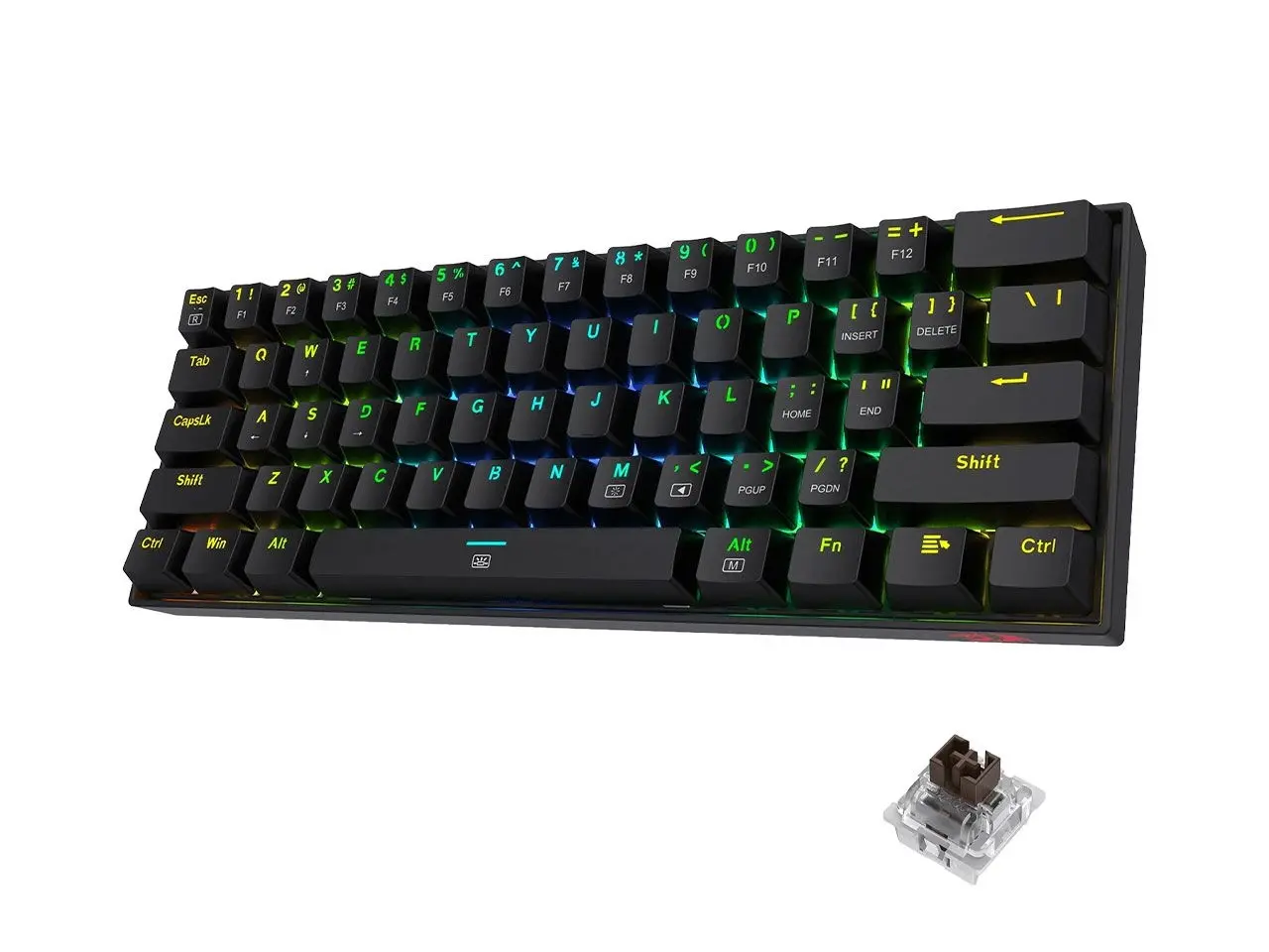 کیبورد Redragon K630 Dragonborn RGB Brown SW
