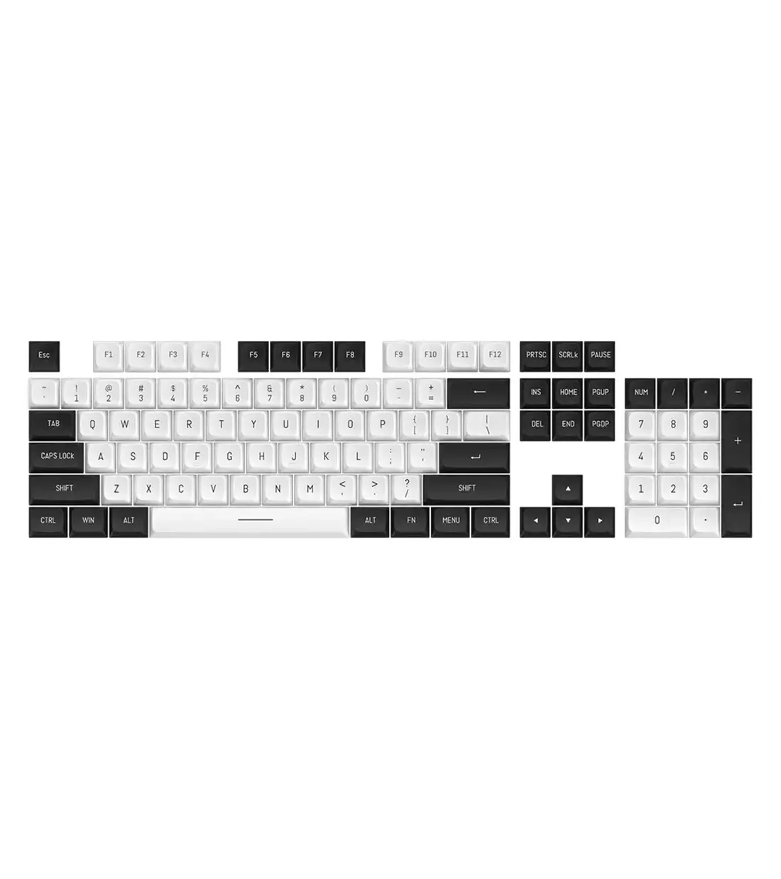 مجموعه کامل کلید کیبورد Redragon A132 CSA PBT