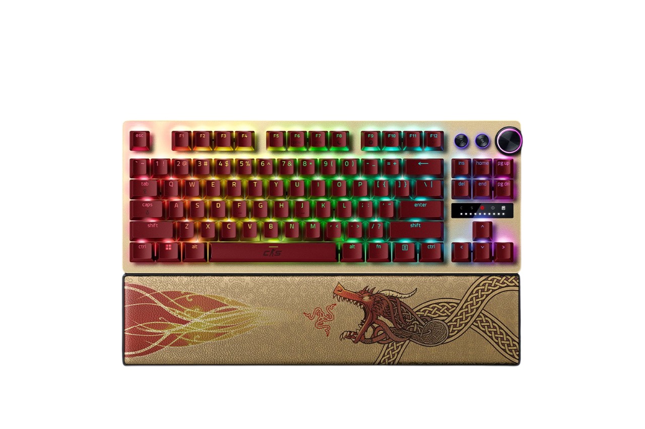 کیبورد Razer Huntsman V3 Pro Tenkeyless CS2 Edition