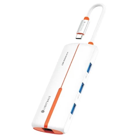 داک Lightwave LW-DOCK-61A USB-C 6 in 1