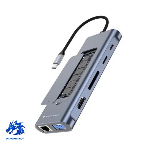 داک Lightwave LW-M2 NVME-DOCK-11I1 USB-C 11 in 1