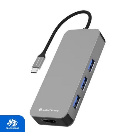 داک Lightwave LW-DOCK-8I1 USB-C 8 in 1 داک Lightwave LW-DOCK-8I1 USB-C 8 in 1