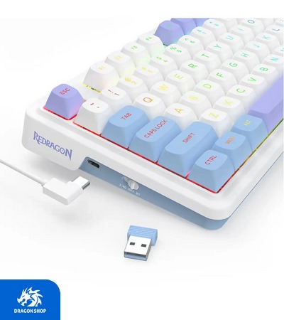 کیبورد Redragon UCAL MAX K673 WBP قیمت کیبورد Redragon UCAL MAX K673 WBP