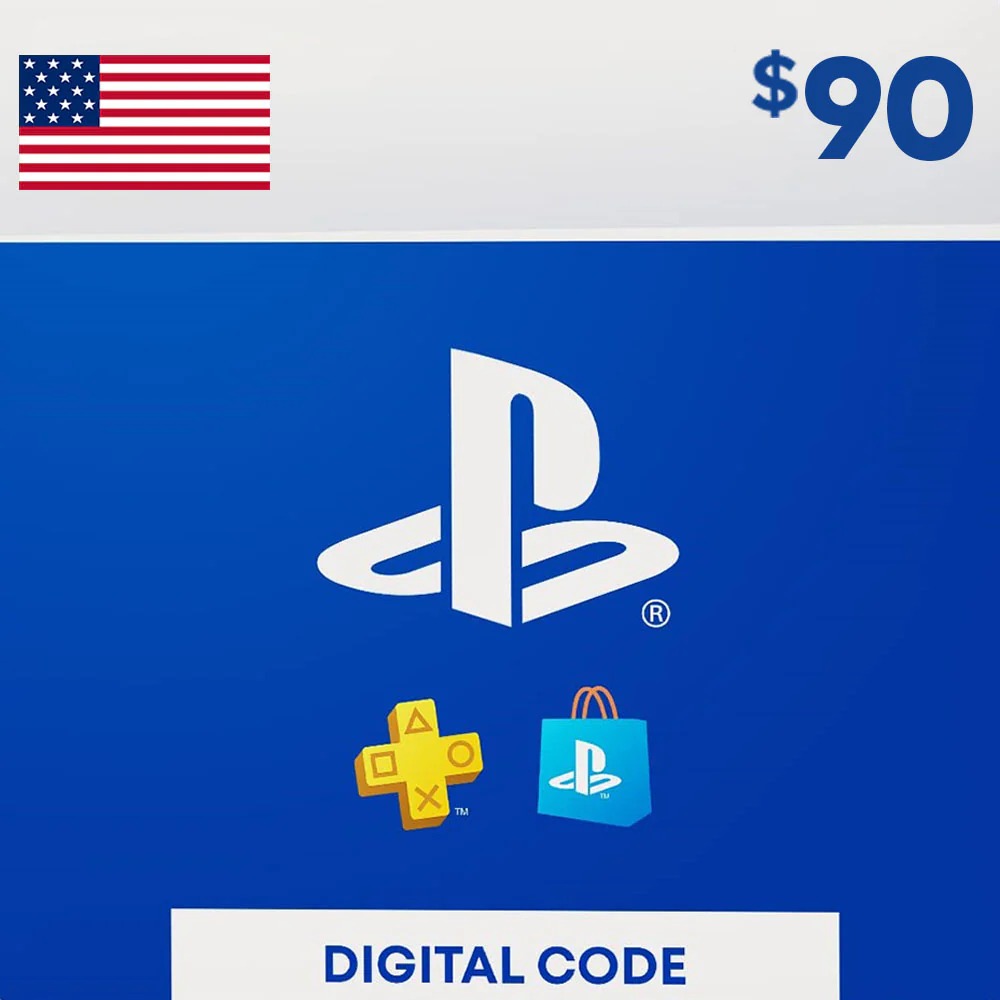 گیفت کارت پلی استیشن آمریکا PSN Gift Card Doller 90$