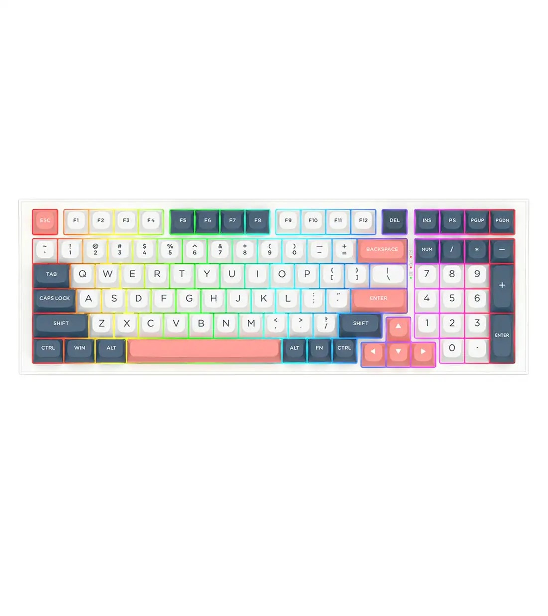 کیبورد Redragon Flamberge PRO K723 WBR