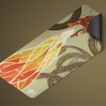 پد موس SteelSeries QcK XXL CS2 Dragon Lore Edition