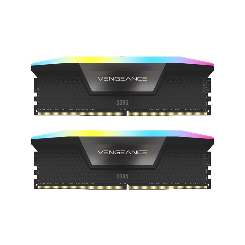رم کورسیر Corsair VENGEANCE RGB 32GB 16GBx2 DDR5 6400MHz CL36