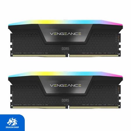 رم کورسیر Corsair VENGEANCE RGB 32GB 16GBx2 DDR5 7000MHz CL40