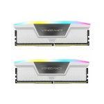 رم کورسیر Corsair VENGEANCE RGB 32GB 16GBx2 DDR5 6000MHz White CL36