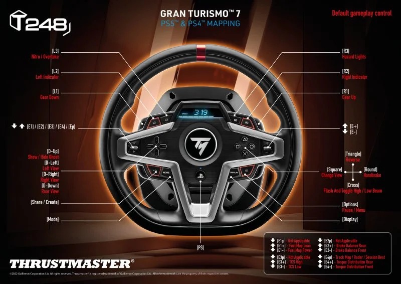 فرمان بازی THRUSTMASTER T248R برای PS5 ، PS4 ، PC