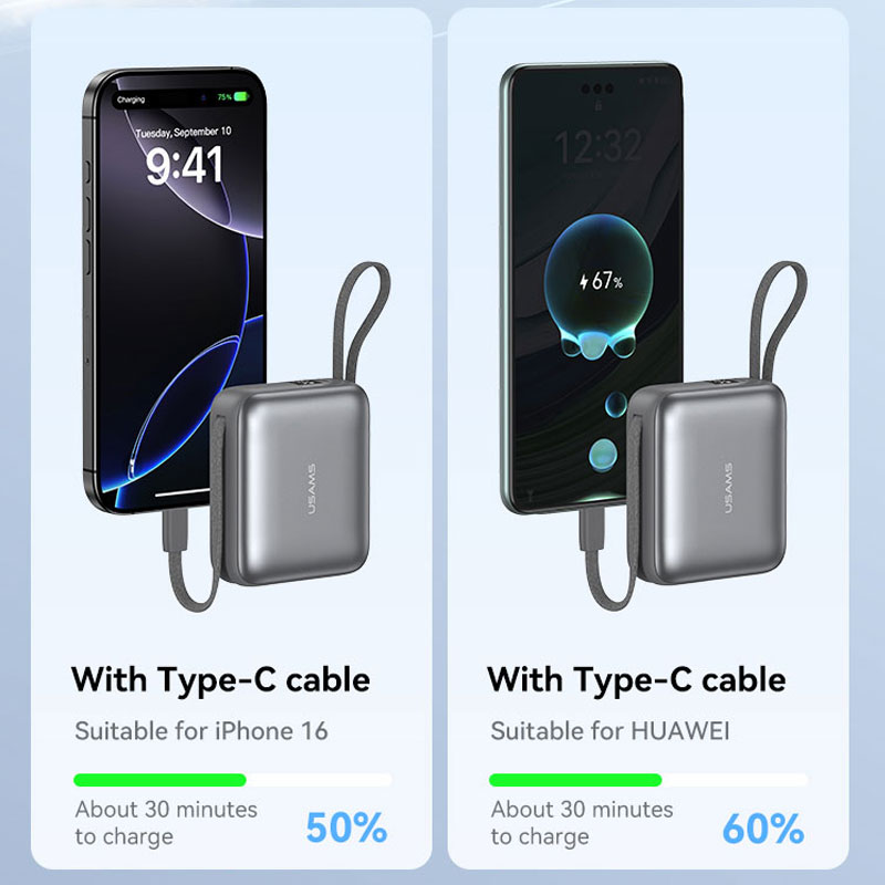 پاوربانک USAMS CD240 10000mAh