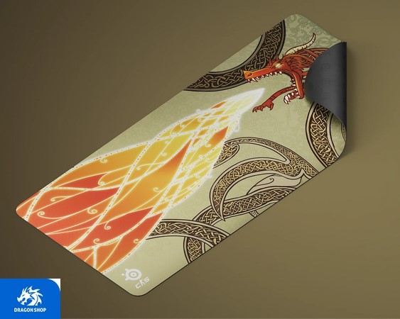 پد موس SteelSeries QcK XXL CS2 Dragon Lore Edition