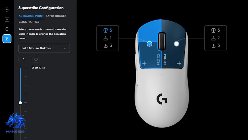 موس Logitech GPRO X2 SUPERSTRIKE 