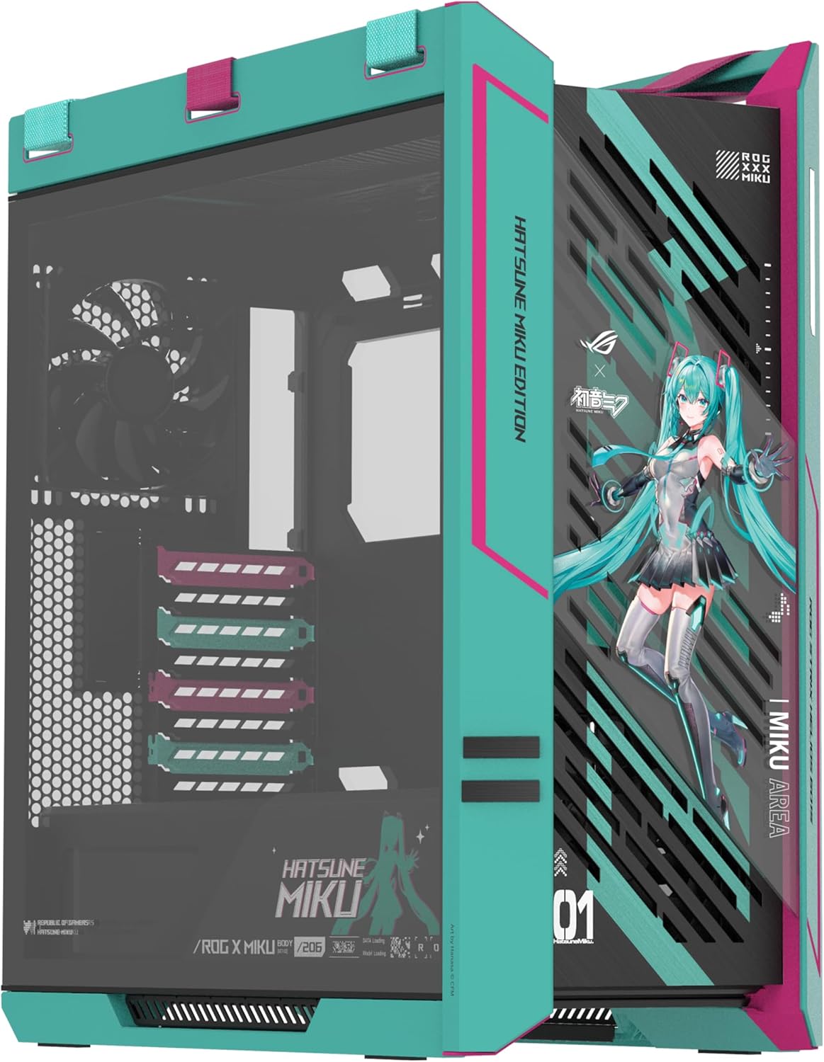 کیس گیمینگ ASUS ROG STRIX HELIOS IIHATSUNE MIKU EDITION