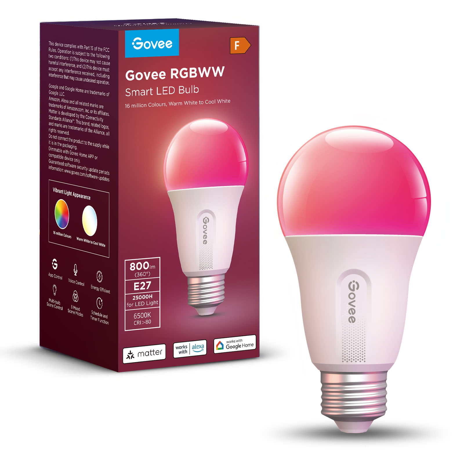 لامپ هوشمند مدل Govee Smart LED Bulb H6004