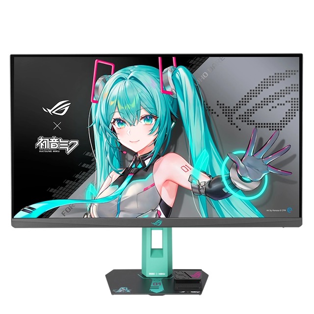 مانیتور 27 اینچ ASUS ROG STRIX XG27ACMEG-GHATSUNE MIKU EDITION
