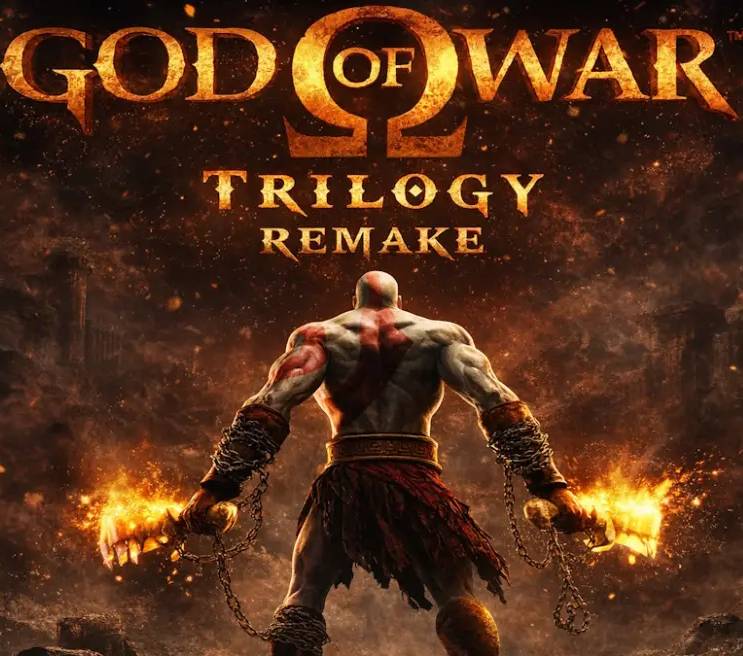 اکانت بازی God of war trilogy remake ظرفیت سوم PS5