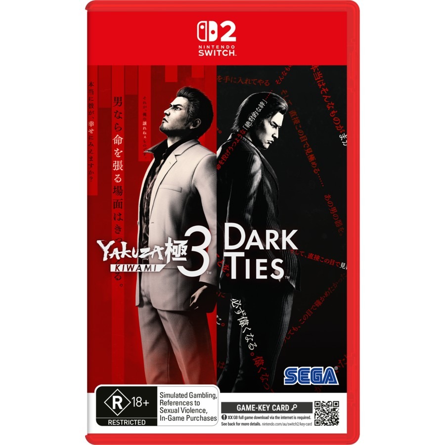 دیسک بازی Yakuza 3 Kiwami Dark Ties برای Nintendo Switch 2