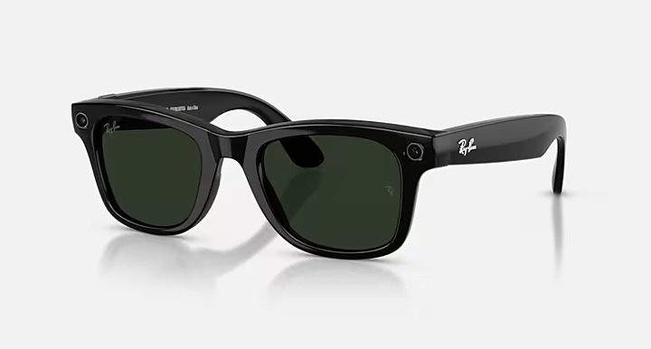 عینک هوشمند RAY-BAN META GEN 2 WAYFARER Matte Black–ClearGraphite Green Transitions