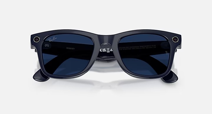 عینک هوشمند RAY-BAN META GEN 2 WAYFARER Matte Black–ClearSapphire Transitions