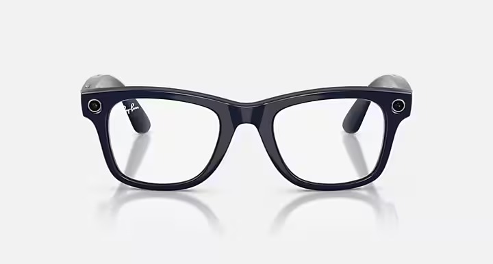 عینک هوشمند RAY-BAN META GEN 2 WAYFARER Matte Black–ClearSapphire Transitions
