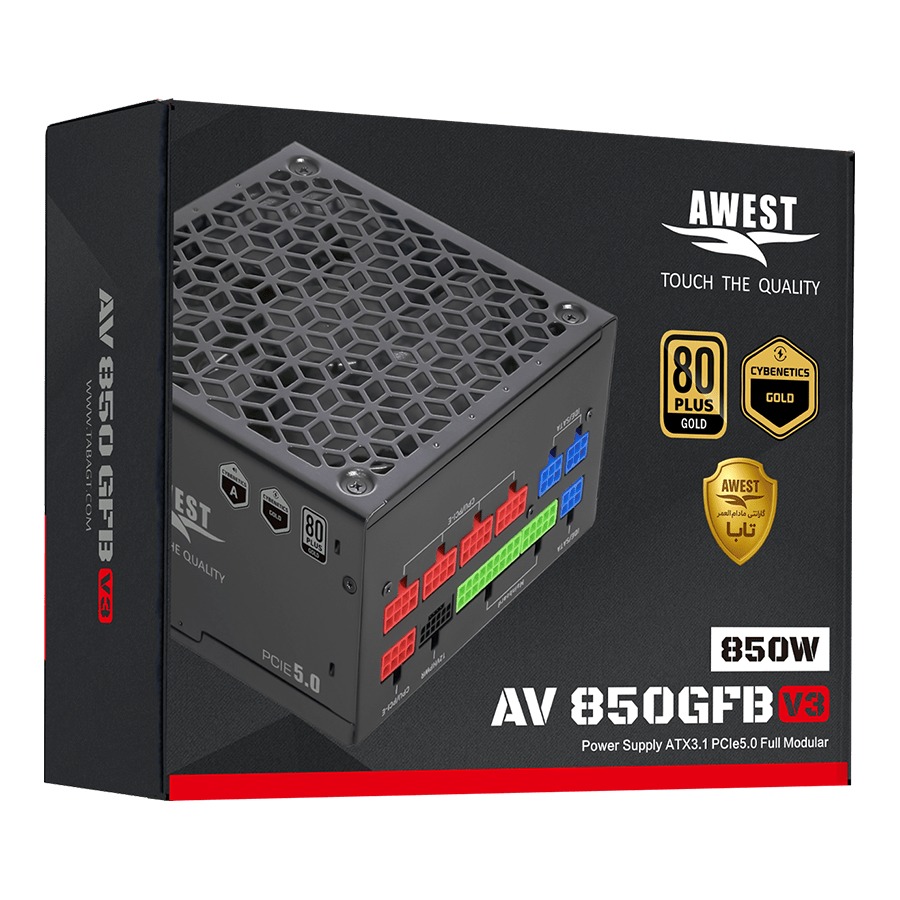 منبع تغذیه Awest AV850-GFB V3