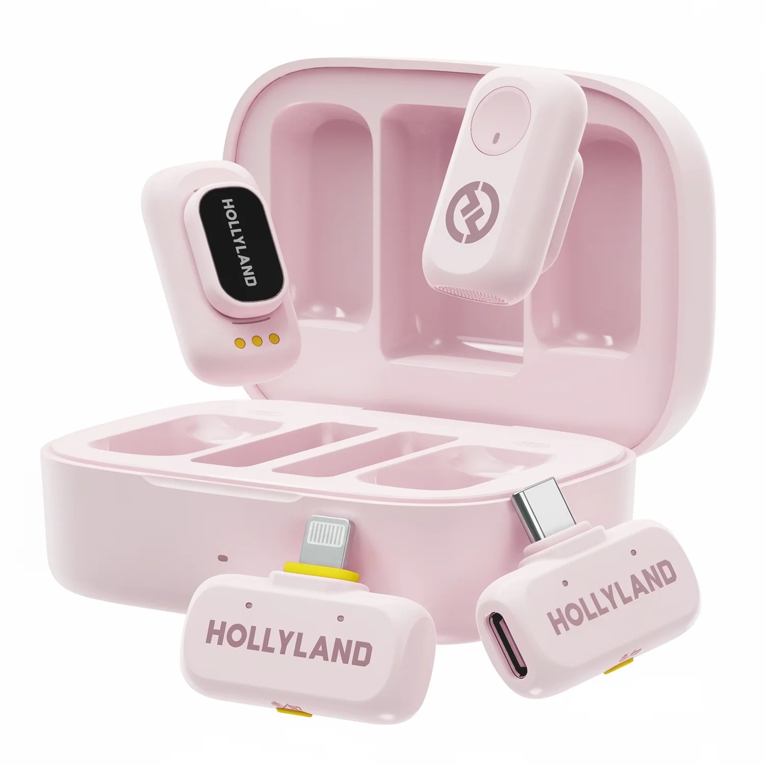 میکروفن بی سیم Hollyland Lark A1 Combo Pink