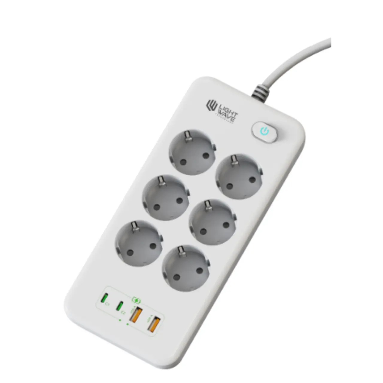 چندراهی برق LightWave LW-EXT-662U2C