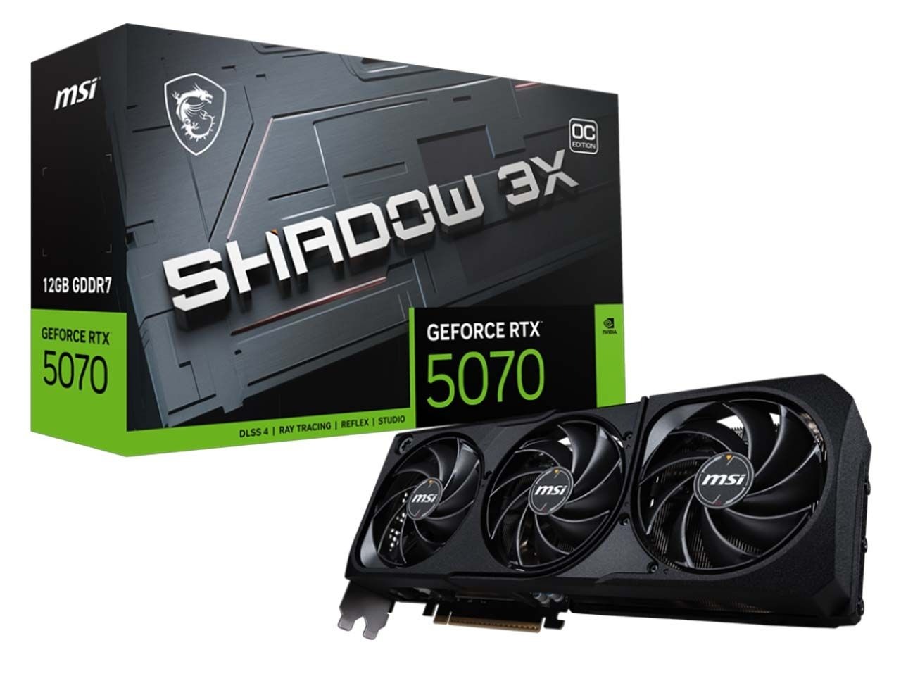 کارت گرافیک MSI GeForce RTX 5070 12G SHADOW 3X OC