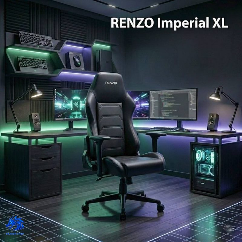 صندلی گیمینگ RENZO Imperial XL Black