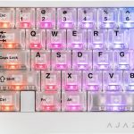 کیبورد AJAZZ AK029 Crystal Domain SW Magnetic White Transparent RGB Wired