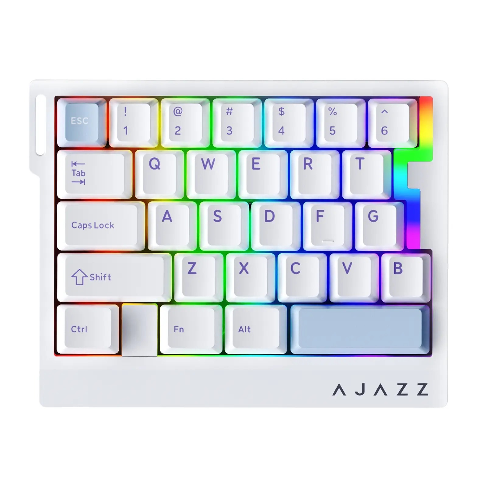 کیبورد AJAZZ AK029 Ice Island SW Magnetic White-Blue RGB Wired