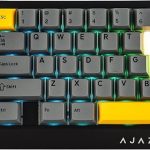 کیبورد AJAZZ AK029 Ice Island SW Magnetic Black-Yellow RGB Wired