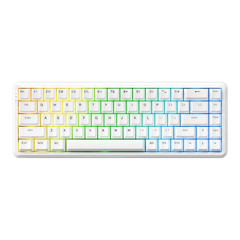 کیبورد AJAZZ AK680 V2 Ice Island SW Magnetic Black RGB White