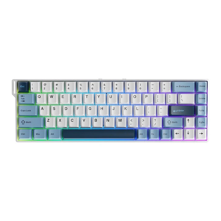 کیبورد AJAZZ AK680 V2 Ice Island SW Magnetic Blue-White-Dark RGB