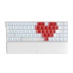 کیبورد AJAZZ AK680 V2 SW Magnetic Original White Transparent + Red RGB Wired