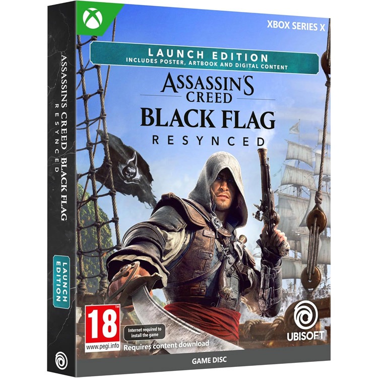 دیسک بازی Assassin's Creed Black Flag Resynced Launch Edition برای XBOX